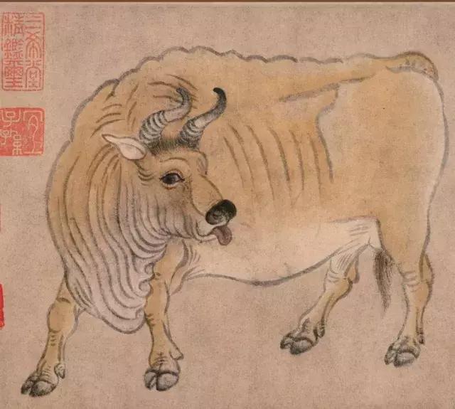 唐代《五牛圖》。(取自中新網)