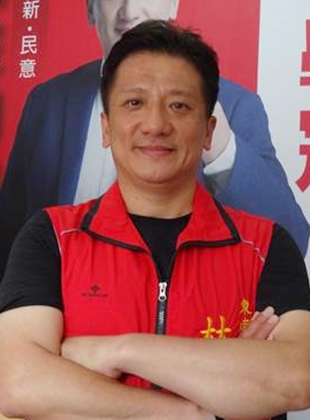 林學冠(50歲,台中市警察局第三分局南區義警中隊長)