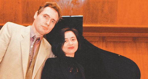 1995年的魏樂富(左)和葉綠娜。(本報資料照片)