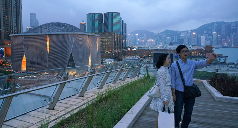 香港西九文化區戲曲中心將成為世界級表演場地。(中新社資料照片)