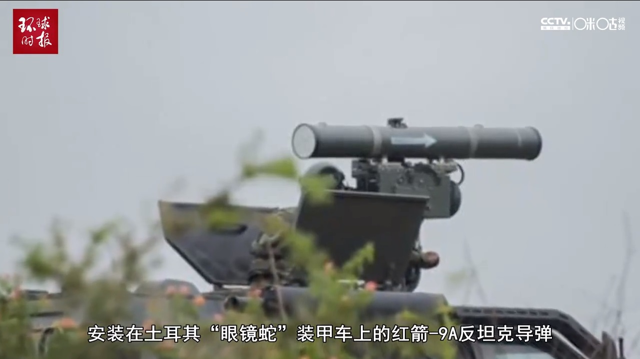 大陸製武器在非洲熱銷。圖為HJ-9A型反坦克飛彈進行實彈演練。(中新社資料照片)