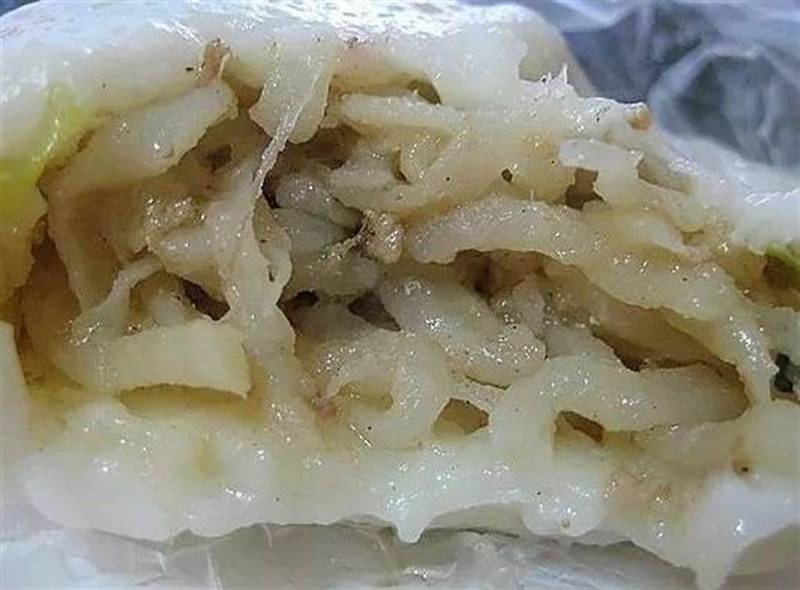 三角店客家菜包料多實在。(呂筱蟬攝)