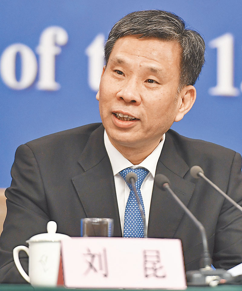 大陸財政部長劉昆。(中新社)
