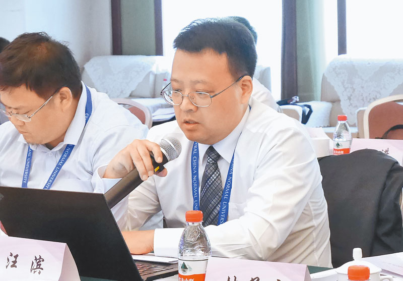 華中師範大學台灣與東亞研究中心研究員汪濱認為,美國的一中政策具有兩面性和策略性。(記者陳君碩攝)