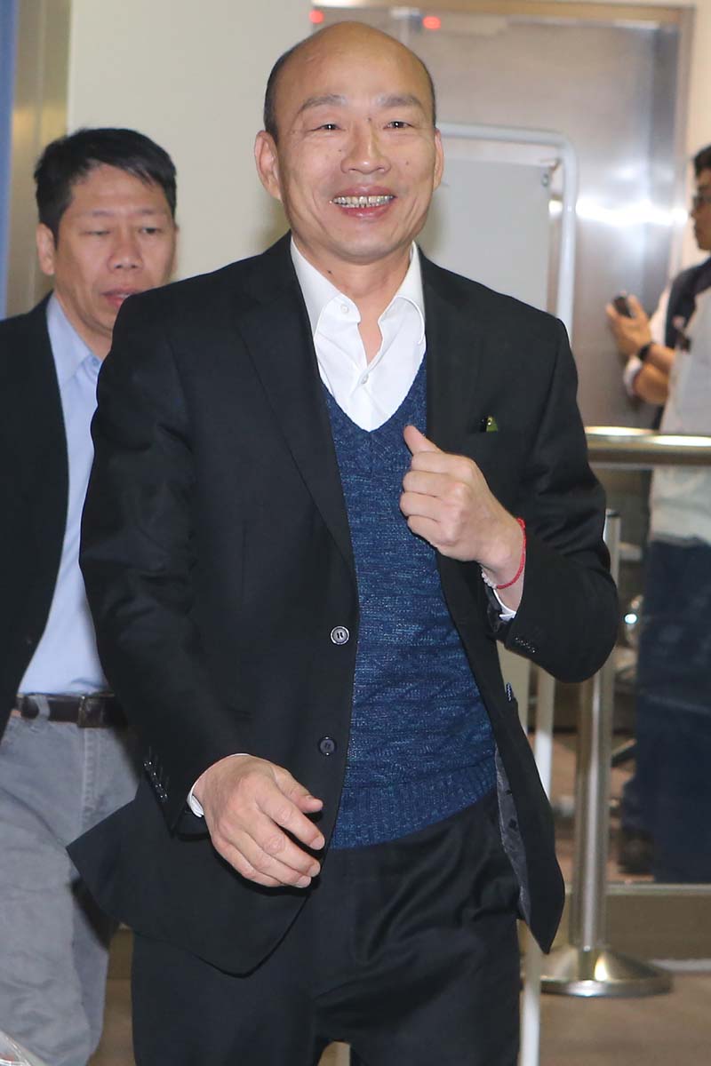 韓國瑜的聲勢從去年到現在都維持高熱度。(本報系資料照片)