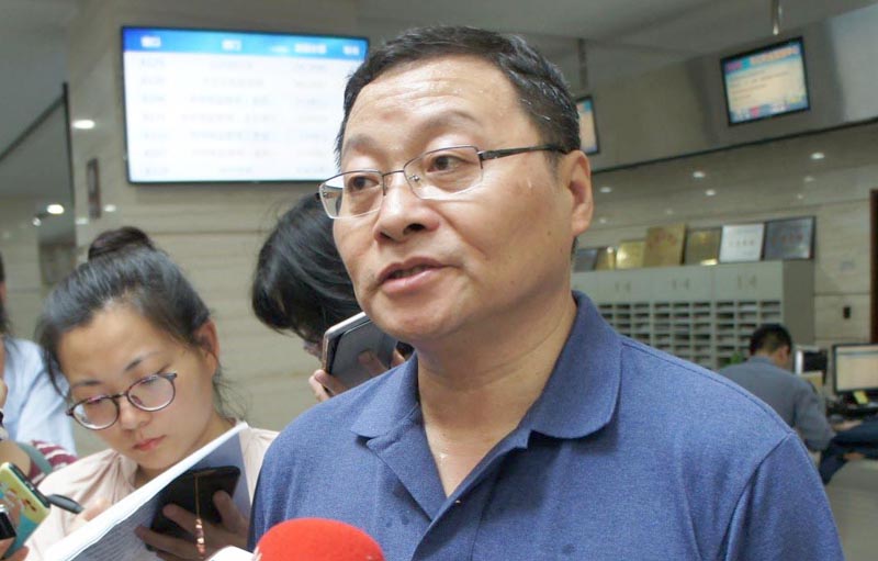 南京市台胞服務中心主任趙崗。(記者葉文義攝)