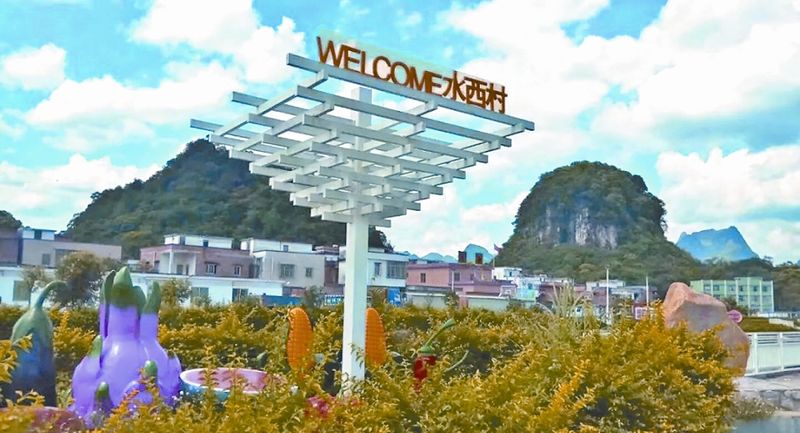 水西村在村長劉逢明帶領下,大發觀光財。(取自清遠發布)