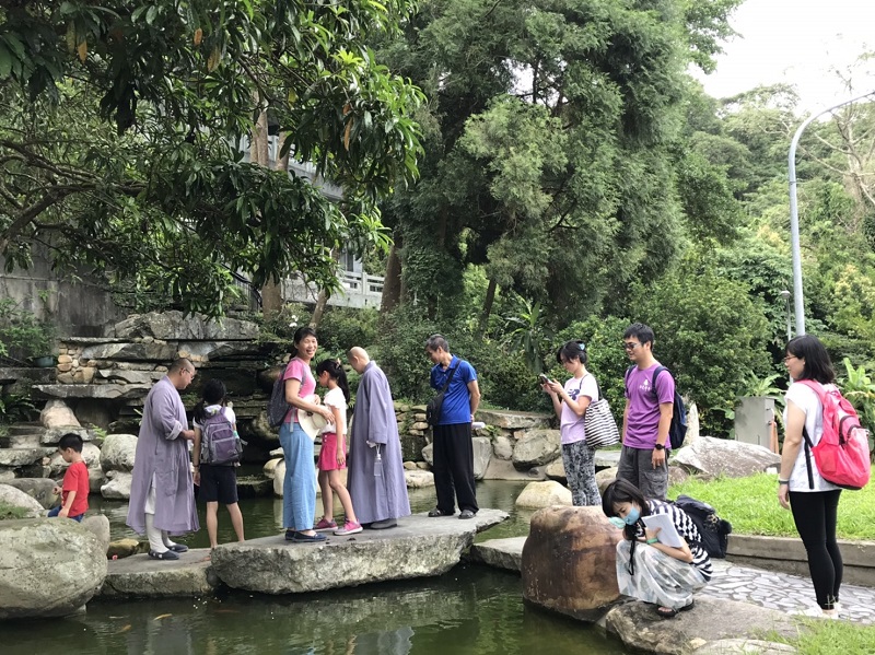 2019亞洲青年創心文化營 在白毫禪寺舉辦,融合生活藝術的方式帶領禪修活動。 (圖/中華佛教青年會CYBA)