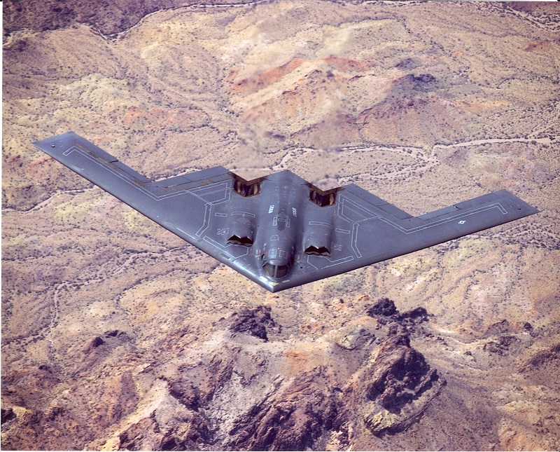 美軍B-2轟炸機能突破多數國家的防空系統。(取自美國空軍官網)