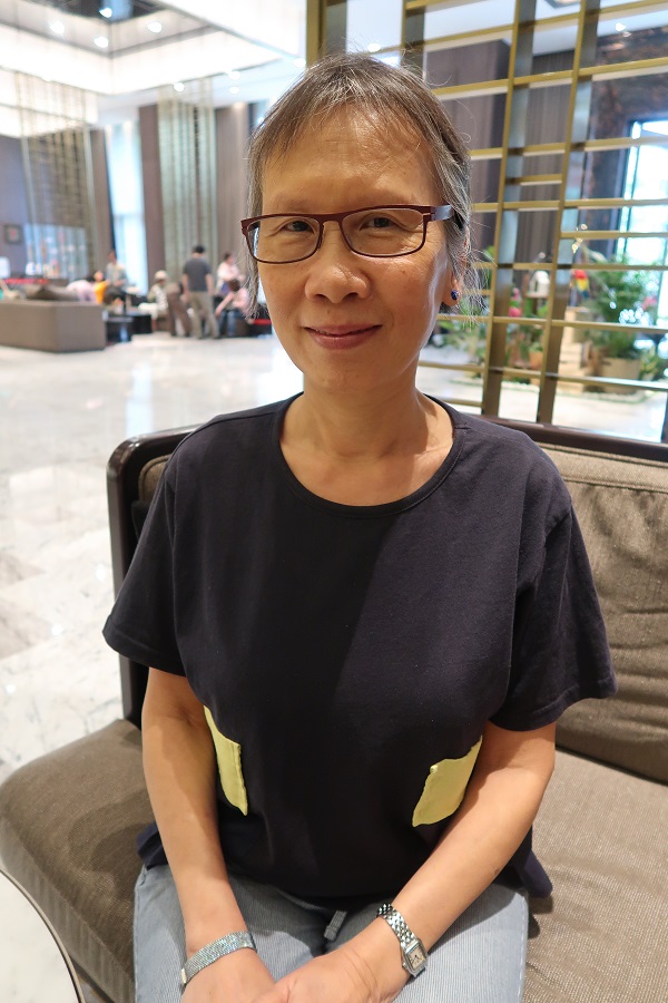 ▲7月10日,汪精衛外孫女何重嘉接受專訪,談及出版《汪精衛與現代中國》套書的緣由。(本報系記者許文貞攝)