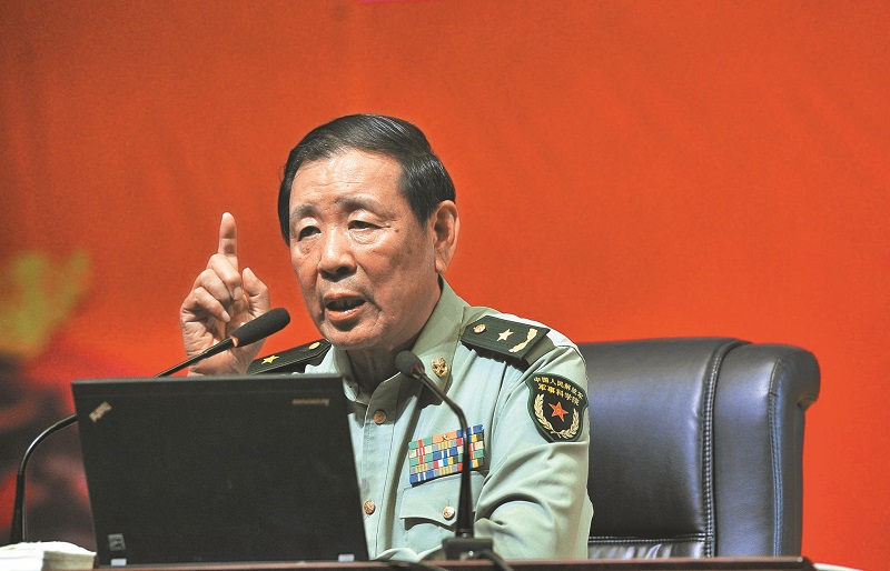 中國戰略文化促進會常務副會長兼祕書長羅援。(中新社資料照片)