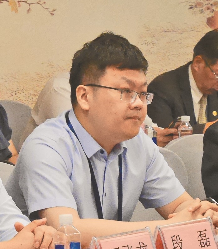 武漢大學法學院副研究員段磊認為,《反分裂法》為兩制台灣方案提供法制基礎。(記者陳君碩攝)