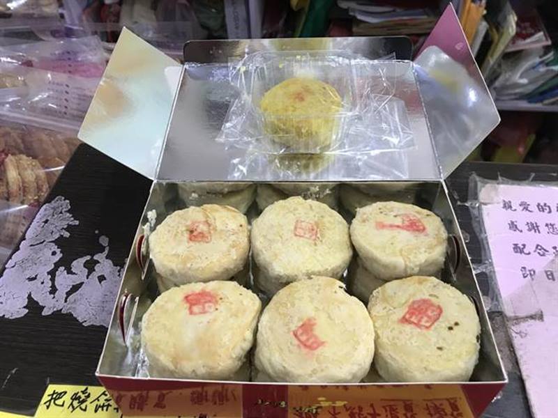 宜蘭市「三合餅舖」的月餅是隱藏版美食。(胡健森攝)