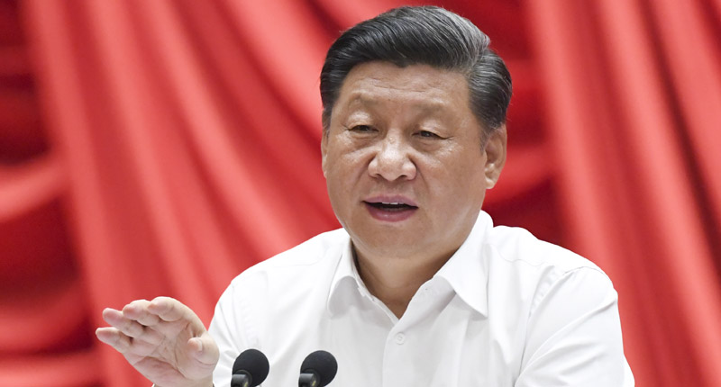 9月3日,中共中央總書記習近平在2019年秋季學期中央黨校中青年幹部培訓班開班式發表重要講話。(新華社)