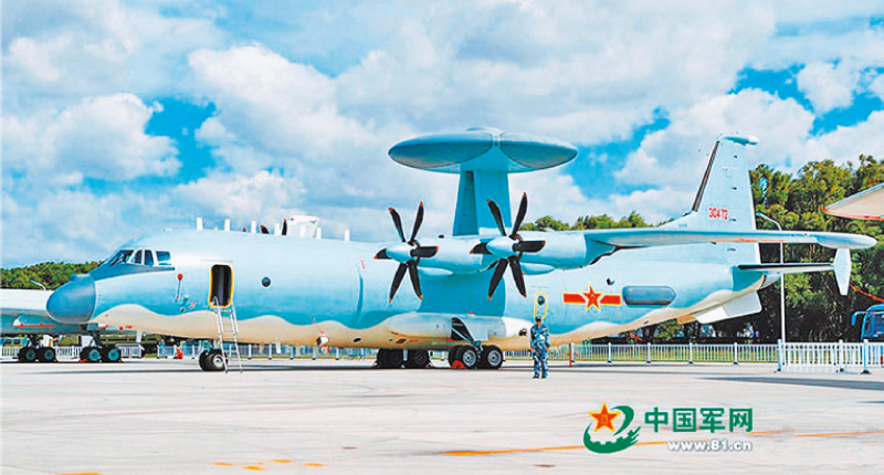 大陸空警-500預警機。(取自中國軍網)