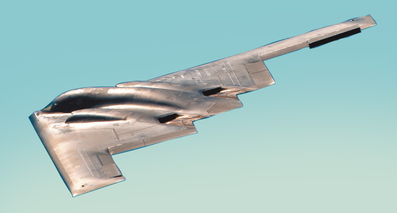 美國B-2隱形轟炸機。(取自美國空軍官網)