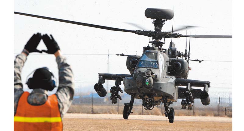 AH-64阿帕契直升機。(取自美國空軍官網)