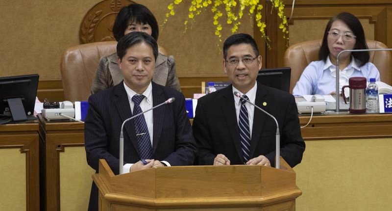 民政局長柯慶忠表示,侯友宜市長將在國慶人帶國旗去爬硬漢嶺。(葉德正攝)