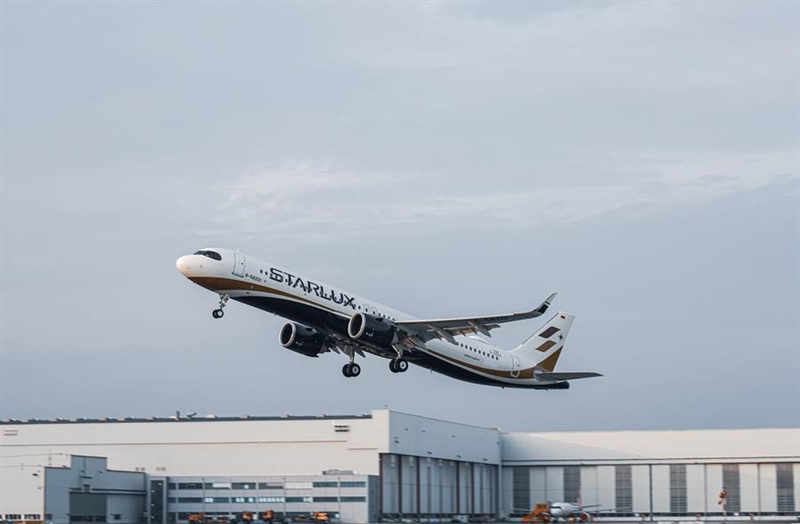 星宇航空首架飛機A321neo編號B58201。(星宇提供)