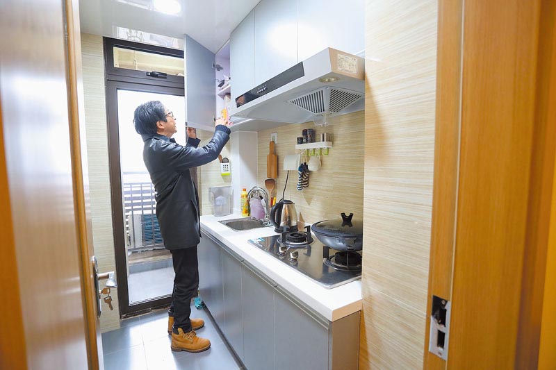 2018年3月20日,來自台灣的創業青年入住上海楊浦人才公寓。(中新社)