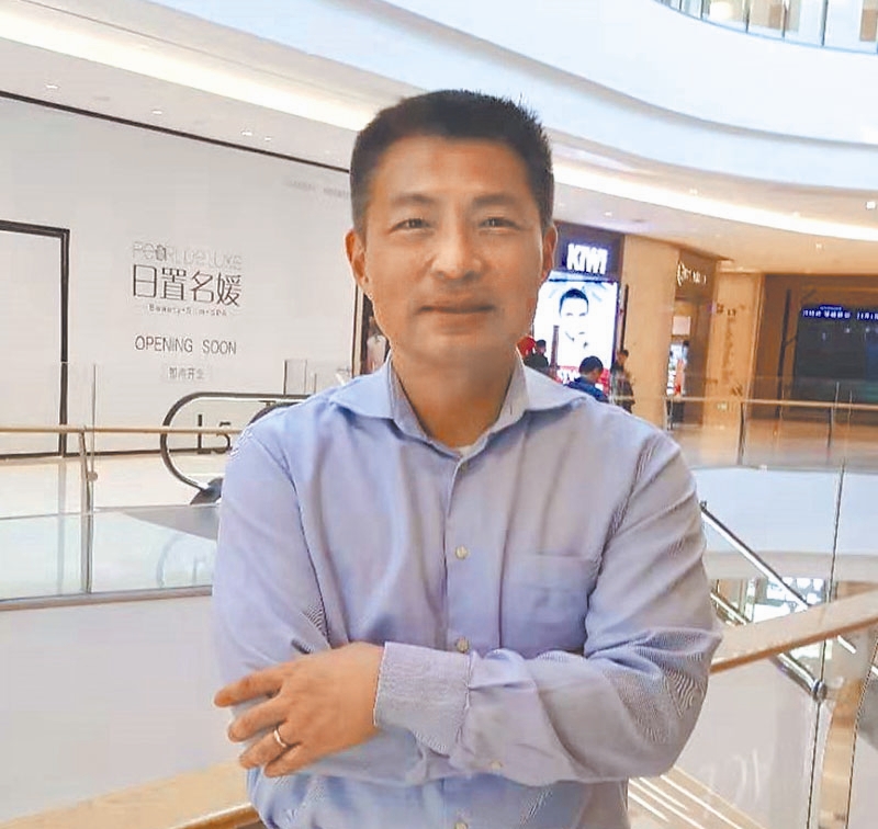 上海台協常務副會長、新聞發言人李崇章。(記者葉文義攝)