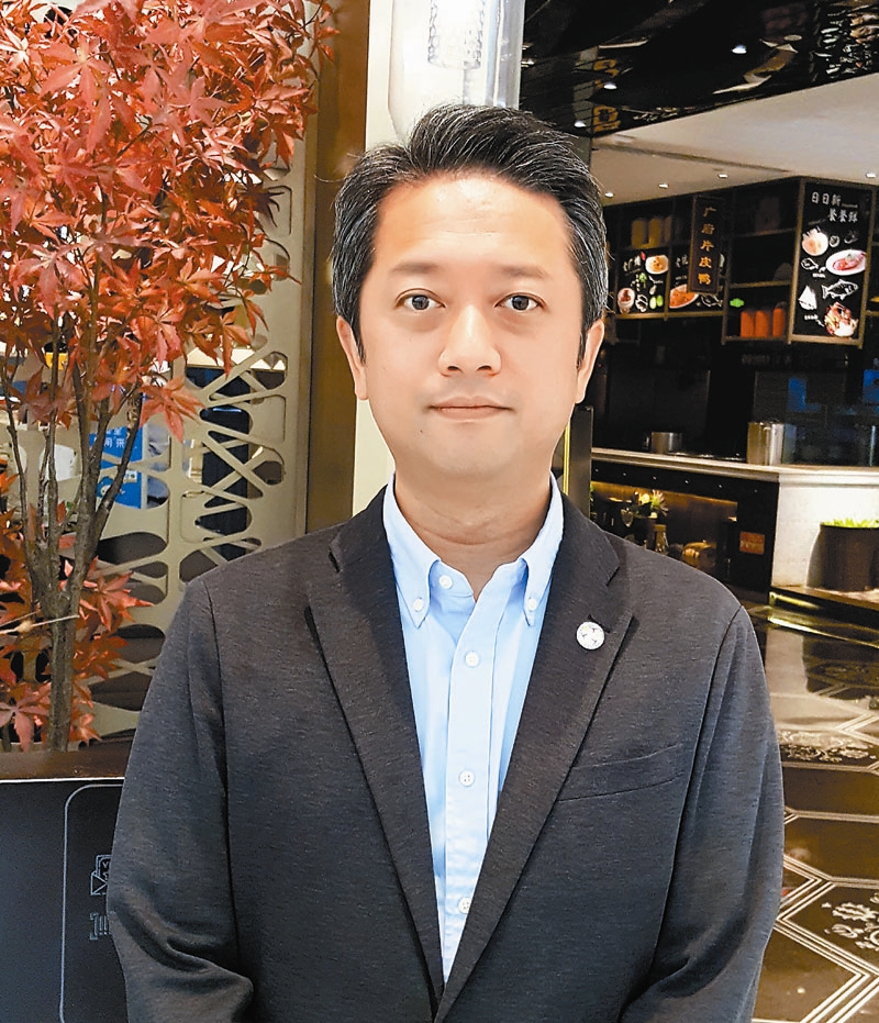 上海台協文創工委會主任委員連泰瑞。(記者葉文義攝)