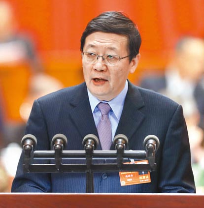 ▲大陸前財長樓繼偉。(中新社資料照片)