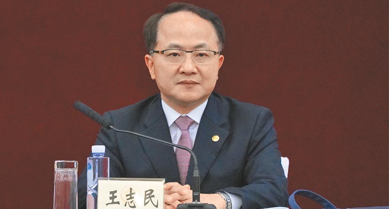 香港中聯辦主任王志民。 (中新社資料照片)