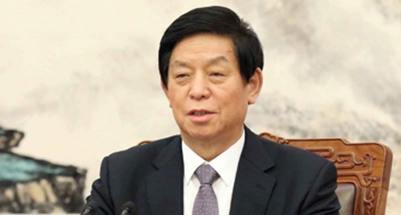 中共中央政治局常委、全國人大常委會委員長栗戰書。 (新華社資料照片)