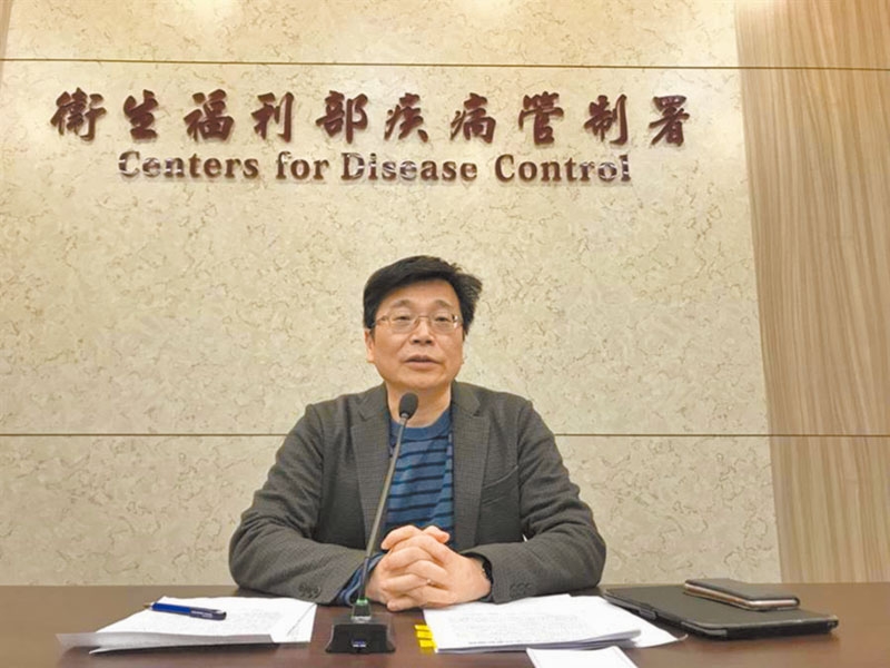 疾管署成立疫情指揮中心,由署長周志浩擔任指揮官。(本報系記者鄭郁蓁攝)