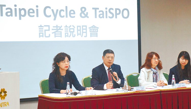 受新冠肺炎影響，貿協原定於3月4至7日辦理的「台北國際自行車展」及「台北國際體育用品展」延期，並於5月14至16日改辦特展。 （記者林汪靜攝）