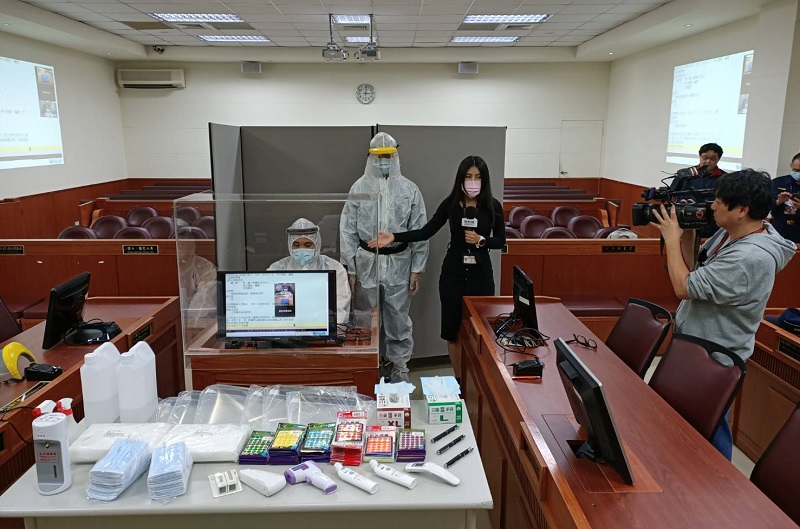 防疫裝備展示說明照片