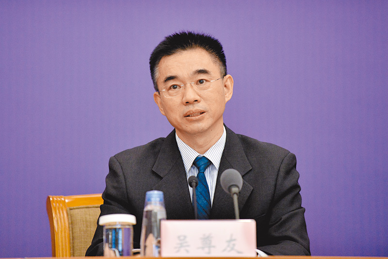 大陸疾控中心流行病學首席專家吳尊友。 (中新社資料照片)