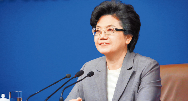 原大陸政協機關黨組書記一職,由李斌接任。(新華社資料照片)