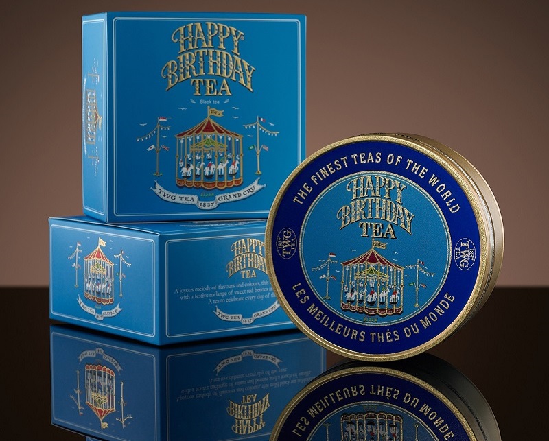 TWG Tea魚子醬錫罐茗茶系列生日禮讚(Happy Birthday Tea),建議售價新台幣1100元