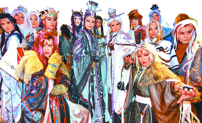 ▲2019年「世界Cosplay高峰會」,圖為霹靂戲迷為《龍戰八荒》角色扮裝。(本報系資料照片)
