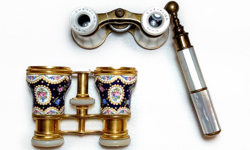 必久戴眼鏡古董珍藏展示_歌劇望遠鏡Opera Glasses