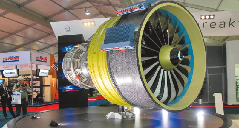 CFM公司為大陸C919大型客機項目提供動力的發動機系統。(中新社資料照片)