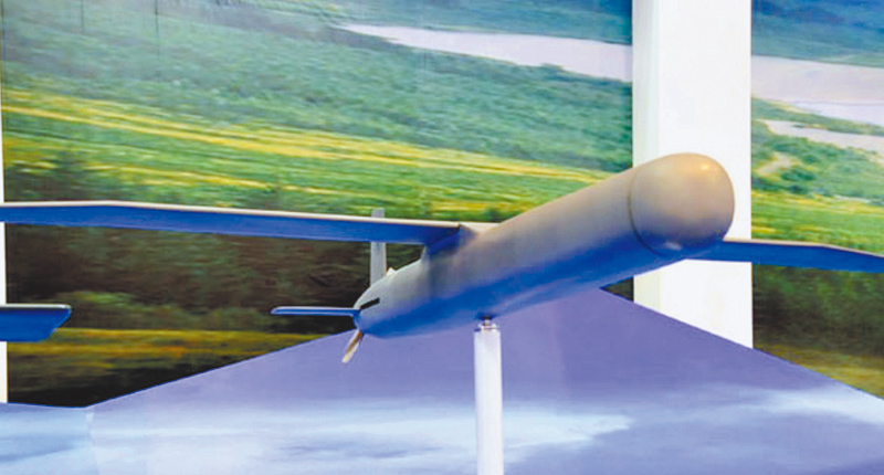 「蜂群」系統發射的無人機酷似中國保利防務集團生產的CH-901無人機。圖為CH-901無人機模型。(新華社資料照片)