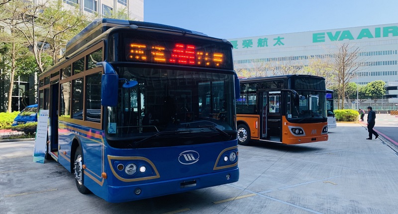 飛宏科技與成運汽車密切合作電動大客車充電站。(圖/飛宏科技提供)