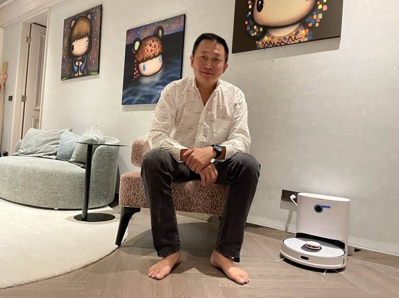 匯聚科技總經理郭永福強調,Roidmi睿米可說是開啟智慧掃地的新時代。匯聚科技/提供