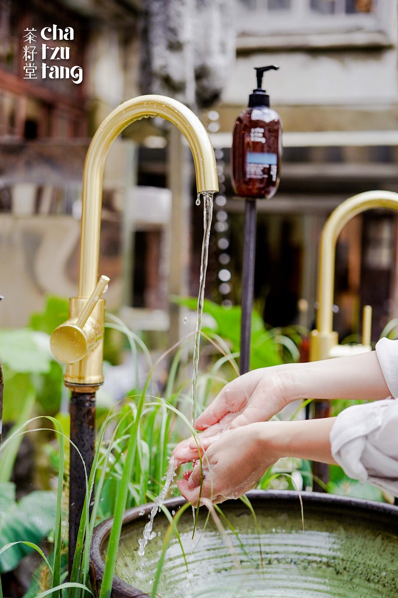 茶籽堂現場準備Urban Nature四大植萃商品體驗。