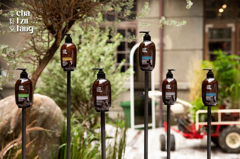 茶籽堂現場準備Urban Nature四大植萃商品體驗。