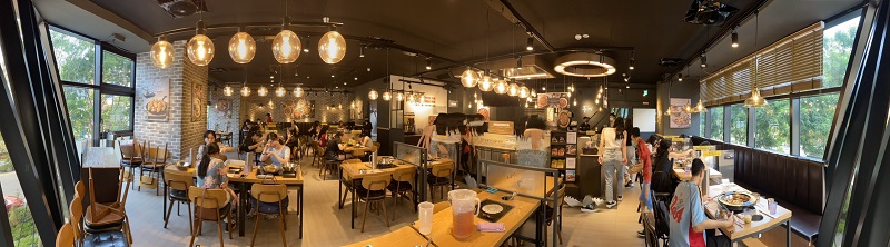 充滿新穎設計「兩餐」二代店公益店