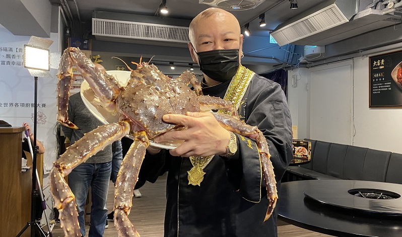 寶師傅與帝王蟹.