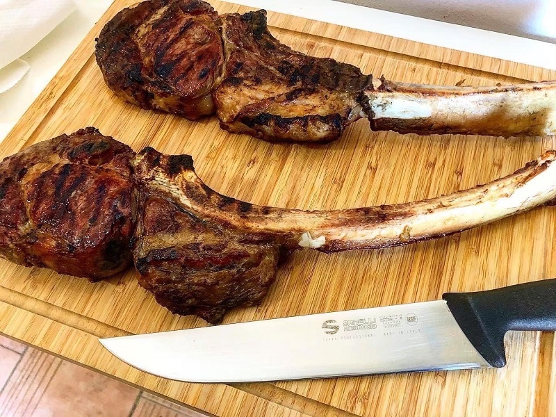 SANELLI AMBROGIO義大利山里尼 專業切肉刀。