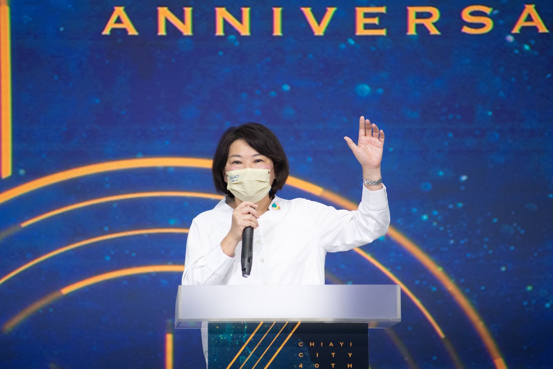 嘉義市長黃敏惠表示,「好生活」就是嘉義市的城市定位,「飛躍嘉義、迎向未來」讓嘉義市成為「世世代代好徛起、大大小小隴佮意」的好城市。(圖/嘉義市政府提供)