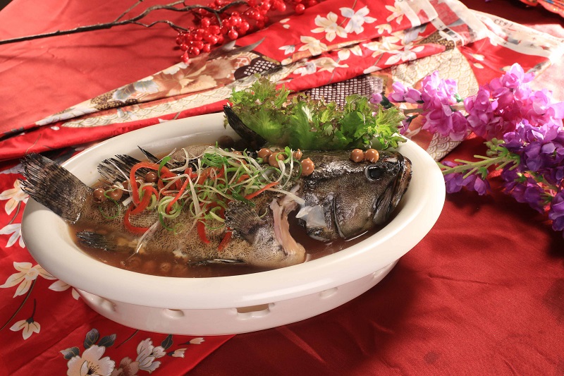 (樹子清蒸石斑魚)