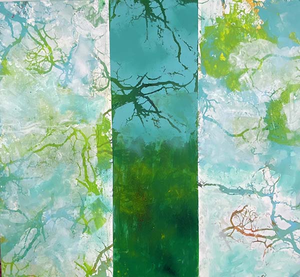 二六時中 2023 壓克力畫布 112×124cm(李慧倩 提供)